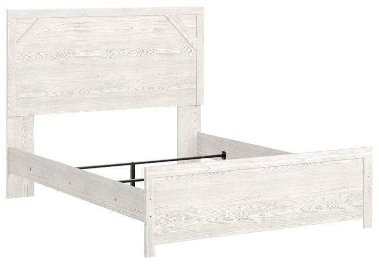 Gerridan White & Gray Queen Panel Bed Frame (Online Special Price) - Ornate Home