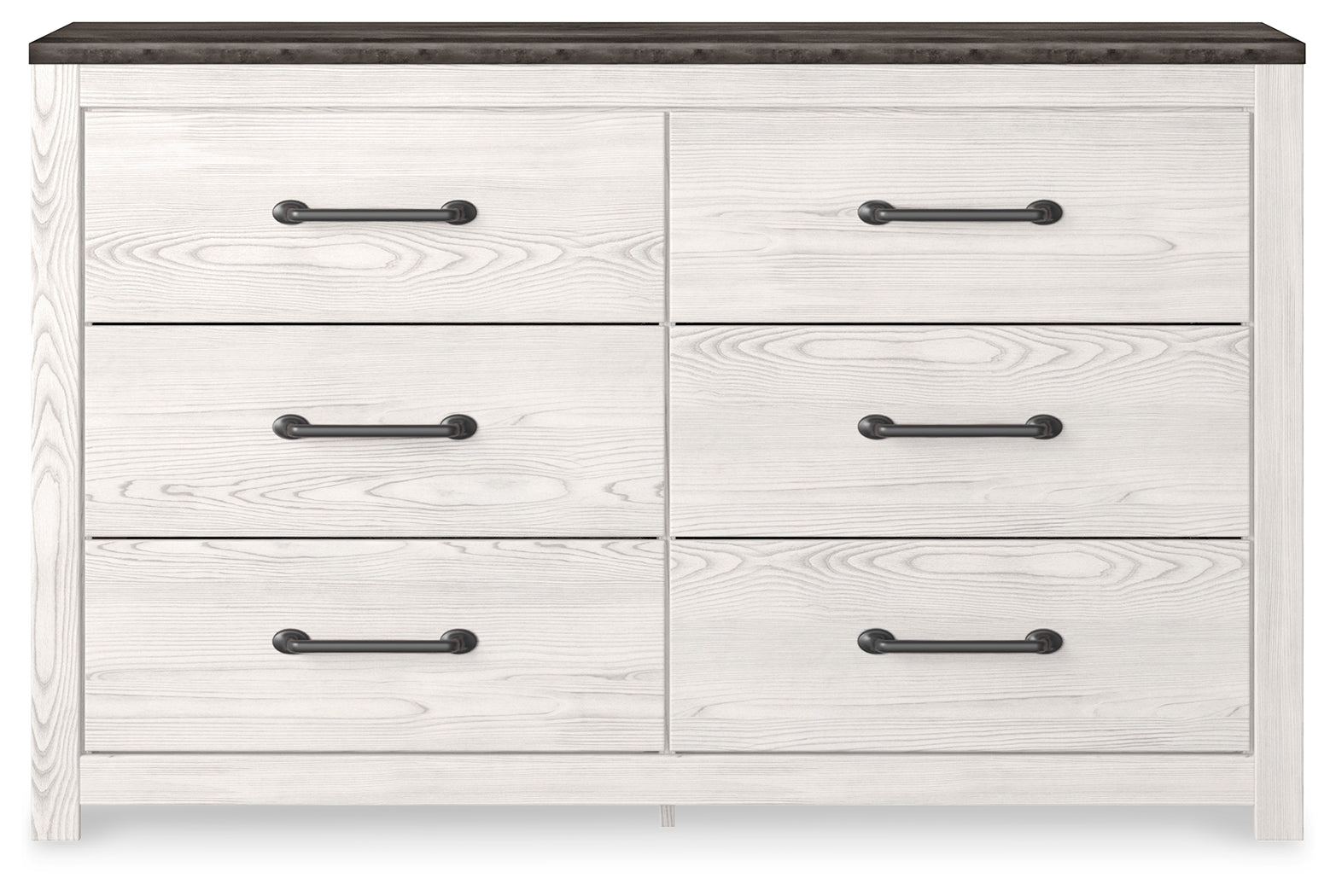 Gerridan White/Gray Queen Panel Bedroom Set with Dresser - Ornate Home