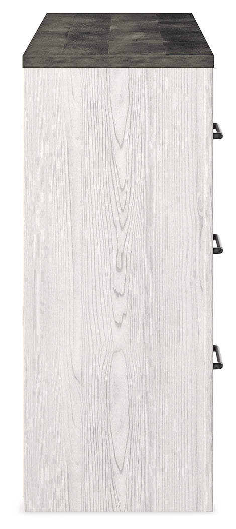 Gerridan White/Gray Queen Panel Bedroom Set with Dresser and 2 Nightstands (Online Special Price) - Ornate Home