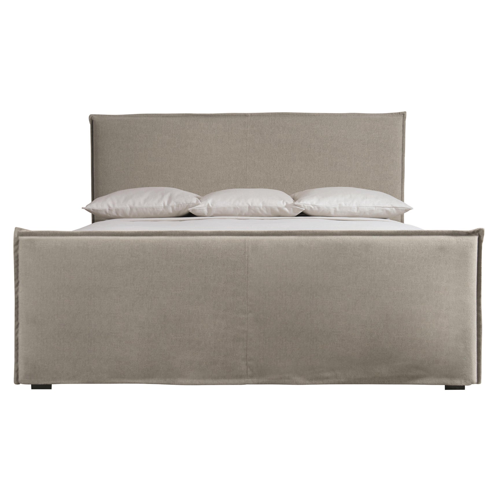 Gerston Grey Fabric Panel King Bed - Ornate Home