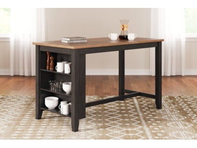 Gesthaven Natural/Brown Counter Height Dining Table - Ornate Home