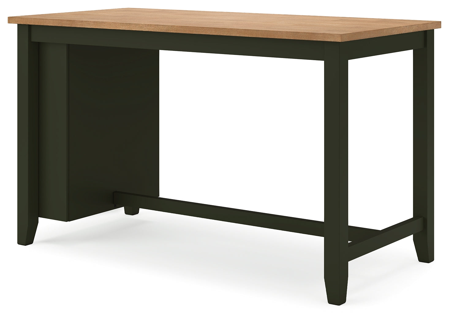 Gesthaven Natural/Green Counter Height Dining Table w/2 Barstools (Online Special Price) - Ornate Home