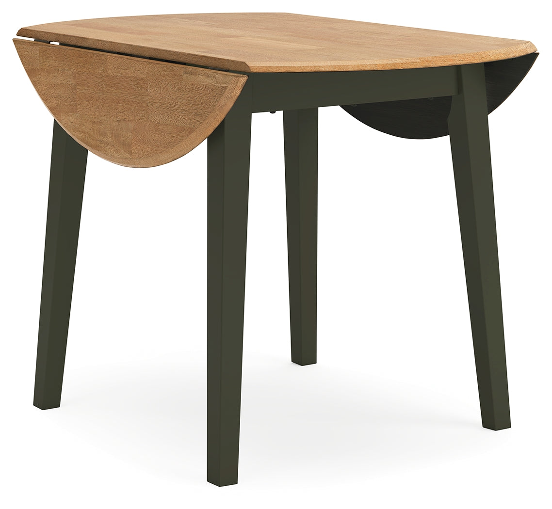 Gesthaven Natural/Green Dining Drop Leaf Table (Online Special Price) - Ornate Home