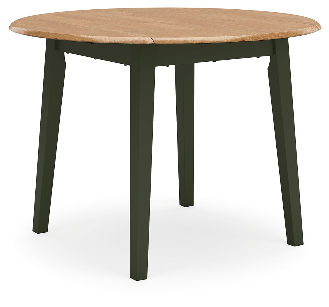 Gesthaven Natural/Green Dining Drop Leaf Table (Online Special Price) - Ornate Home
