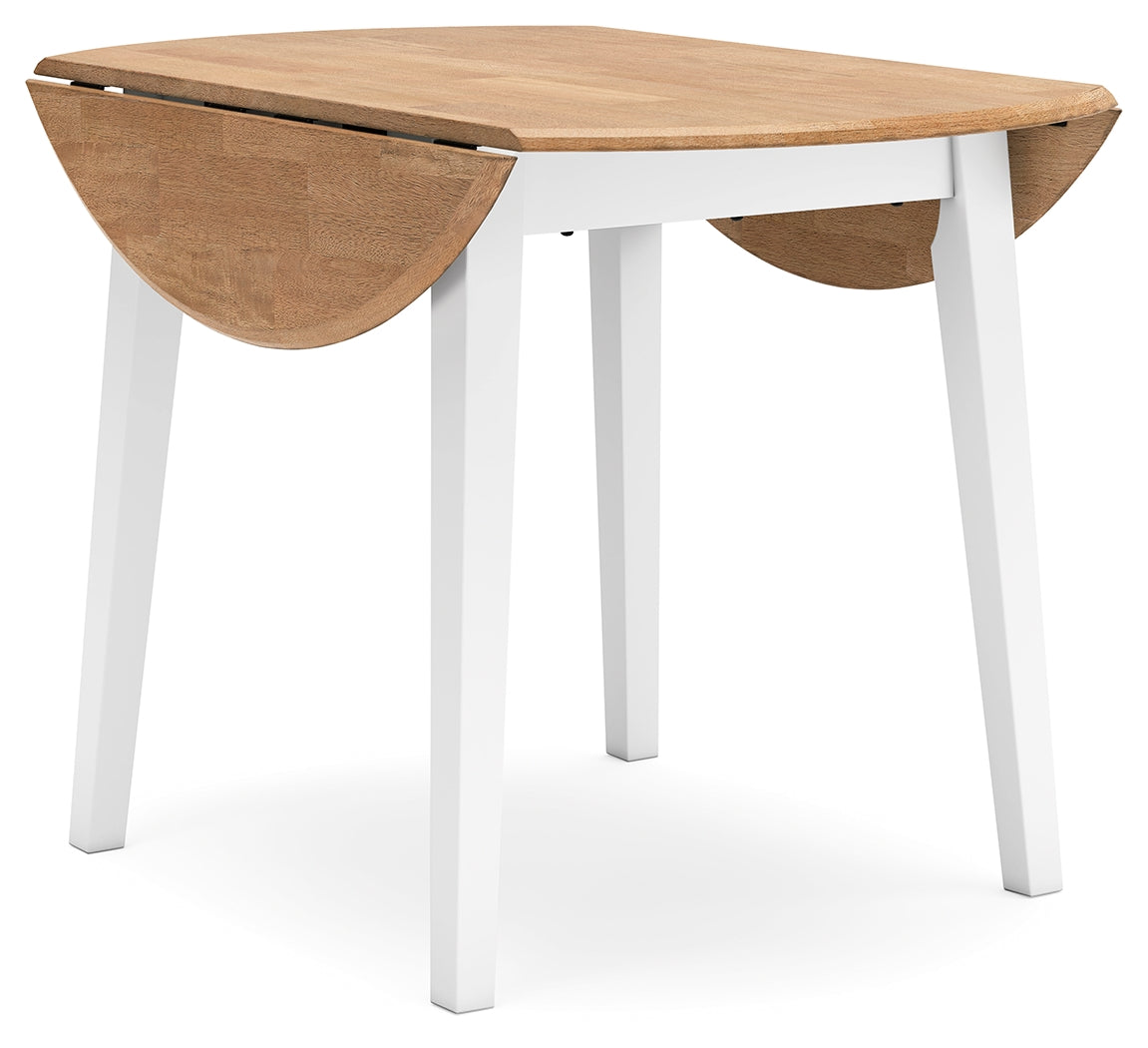 Gesthaven Natural/White Dining Drop Leaf Table (Online Special Price) - Ornate Home