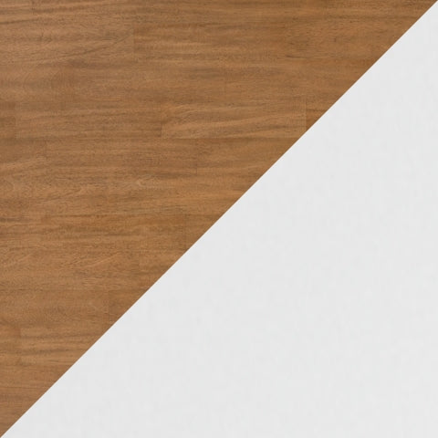 Gesthaven Natural/White Dining Table with 4 Chairs and Bench (Set of 6) (Online Special Price) - Ornate Home