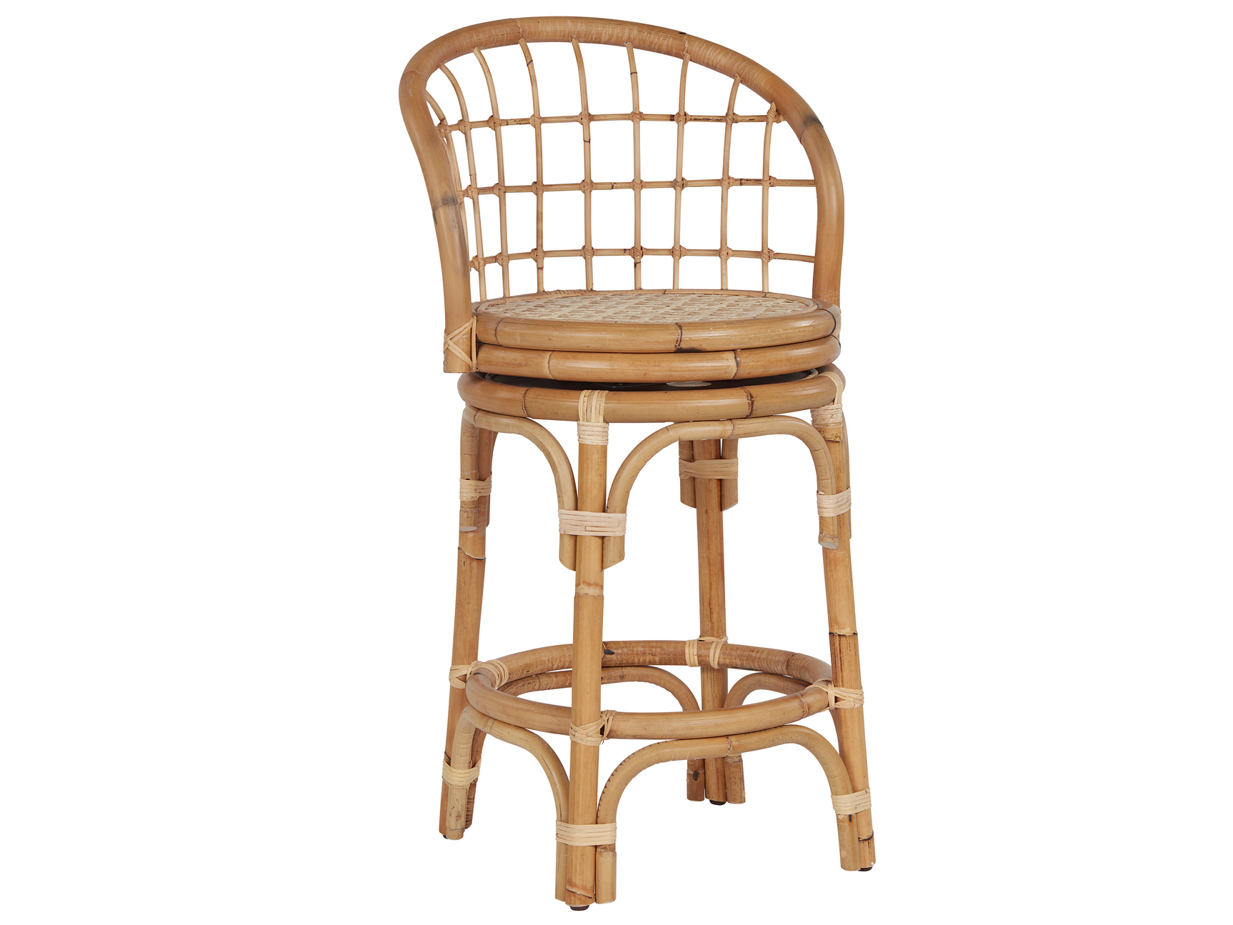 Getaway Natural Rattan Rattan Counter Stool - Ornate Home