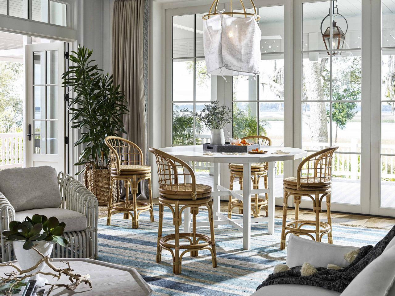 Getaway Natural Rattan Rattan Counter Stool - Ornate Home