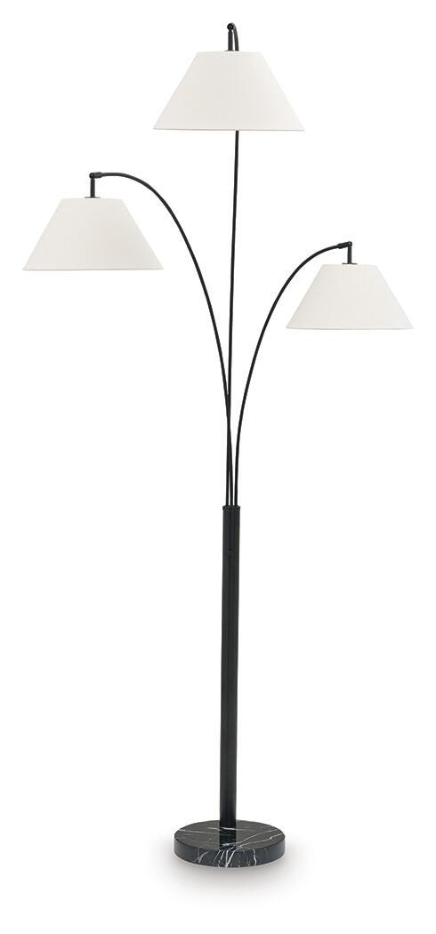 Gibbswellner Black Arc Lamp - Ornate Home