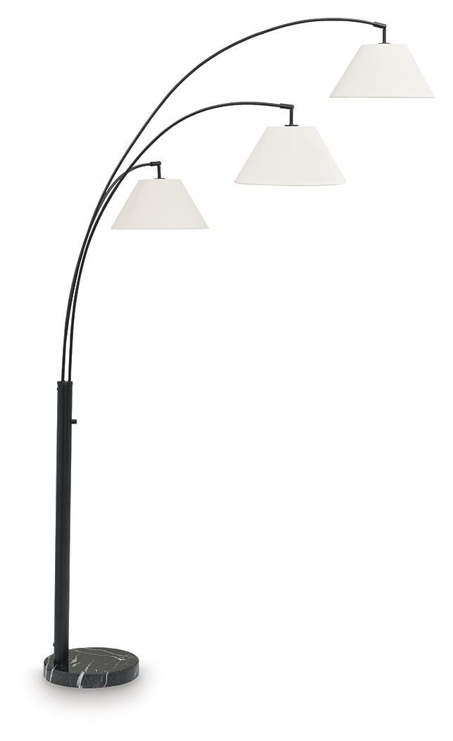 Gibbswellner Black Arc Lamp - Ornate Home
