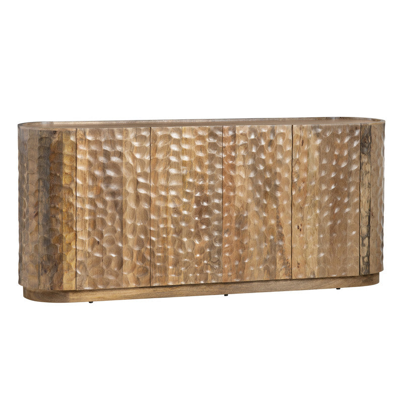 Gibson Brown Four-Door Sideboard - Ornate Home