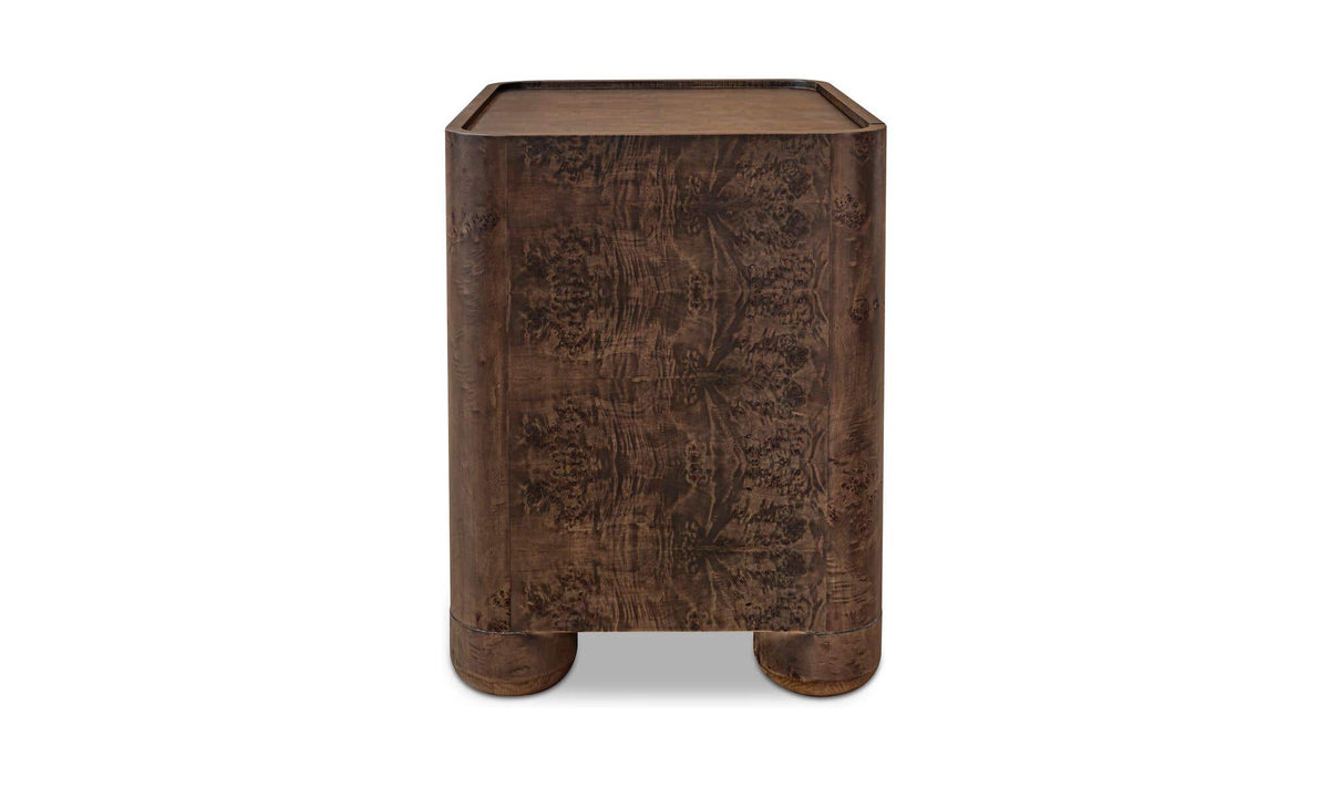 Gibson Brown Nightstand Dark - Ornate Home