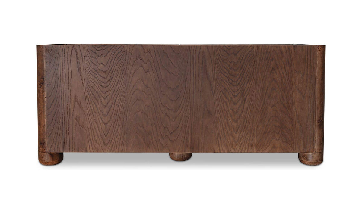 Gibson Dark Brown 6 Drawer Dresser - Ornate Home