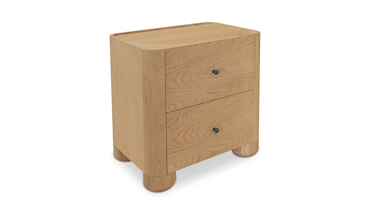 Gibson Natural Nightstand - Ornate Home