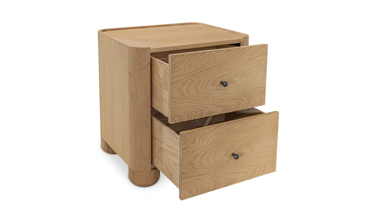 Gibson Natural Nightstand - Ornate Home
