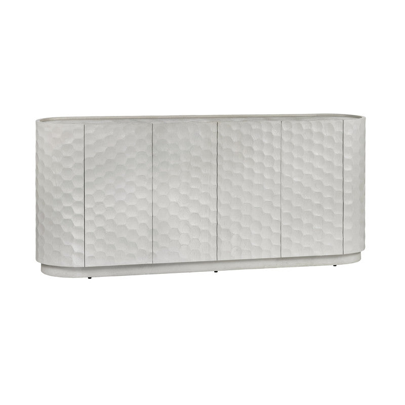 Gibson White Four-Door Sideboard - Ornate Home