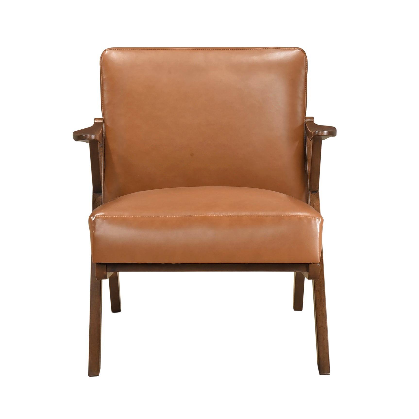 Gideon Brown Dark wood Accent Chair - Ornate Home