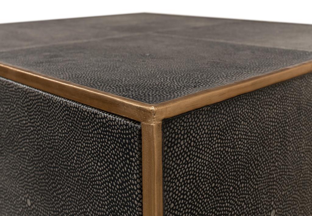Gideon Grey Three Drawer Side Table - Ornate Home