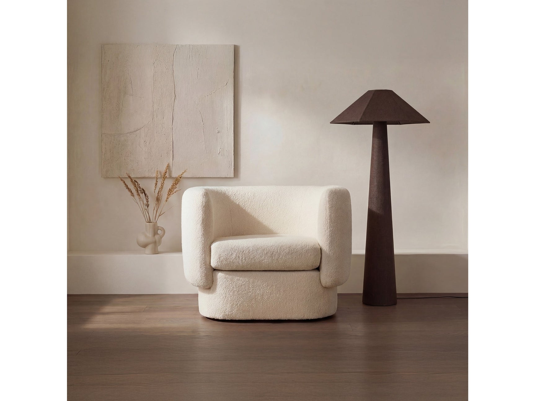 Gigi Dark Brown Floor Lamp - Ornate Home
