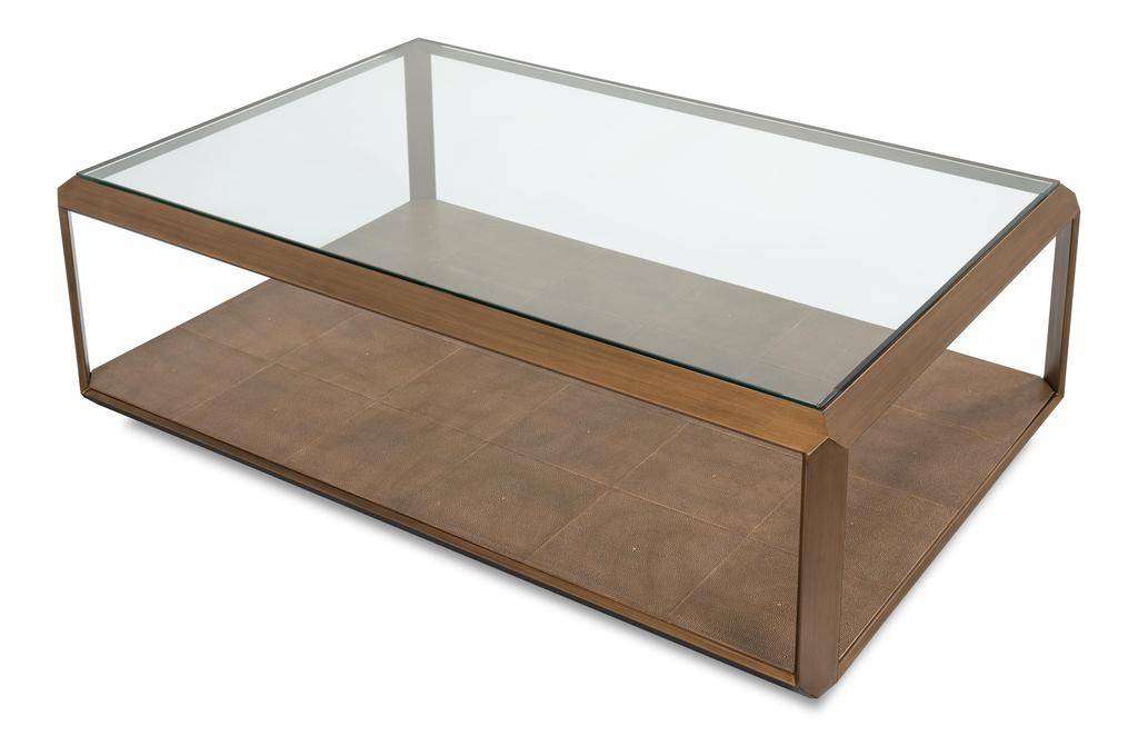 Gilbert Tan Cocktail Table - Ornate Home