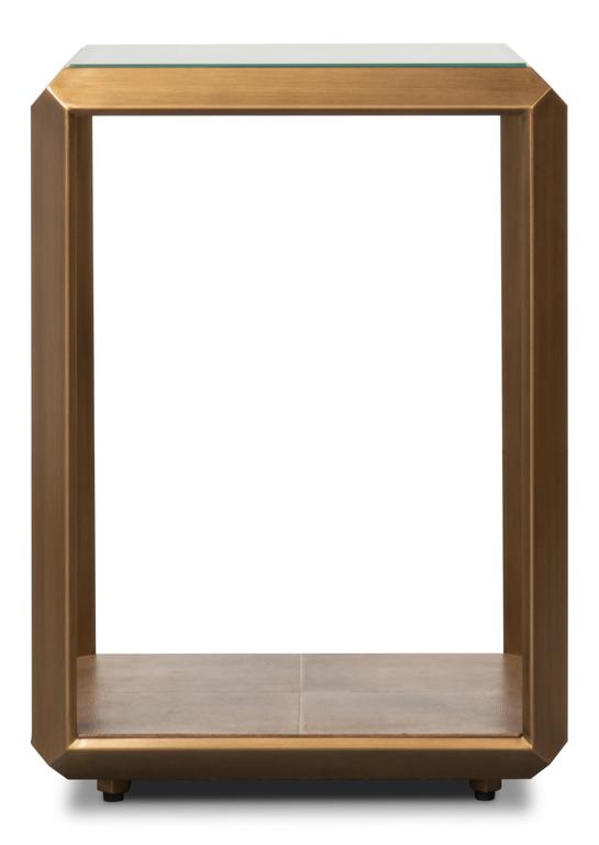 Gilbert Tan Side Table - Ornate Home