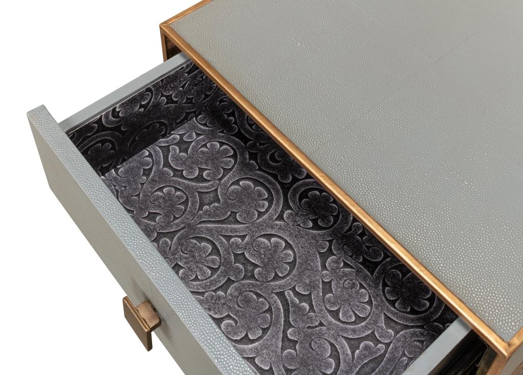 Gillian Grey One Drawer Nightstand - Ornate Home