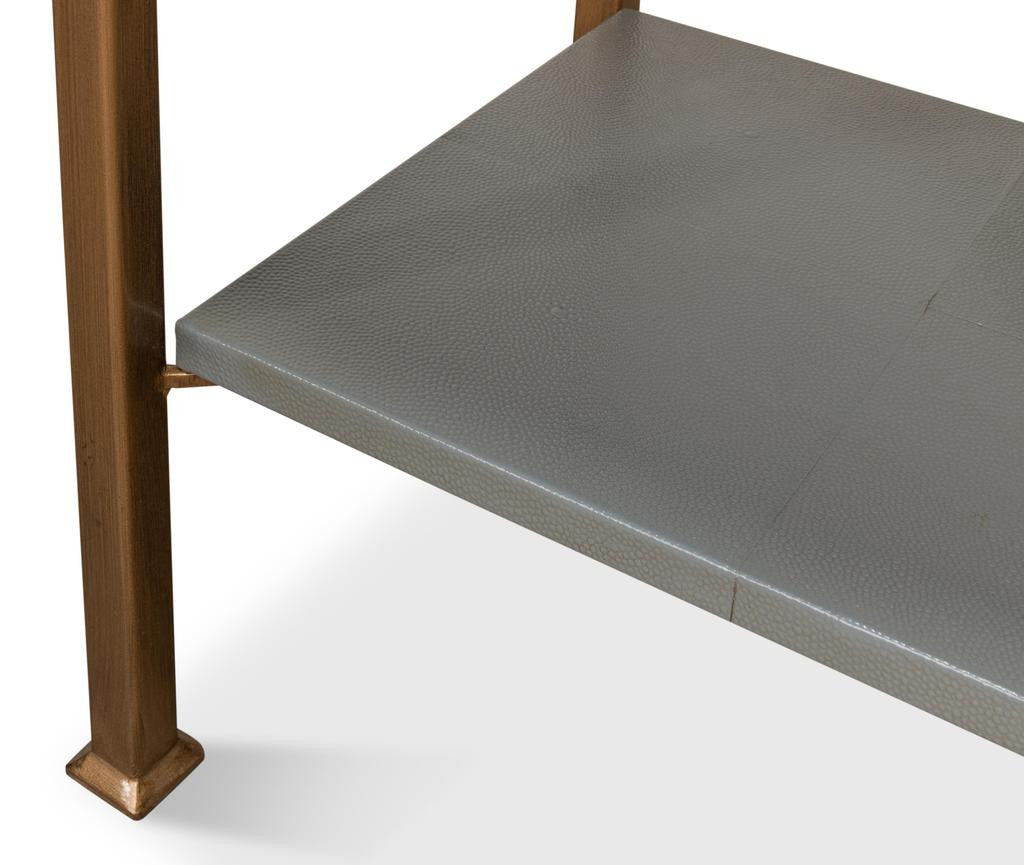 Gillian Grey One Drawer Nightstand - Ornate Home