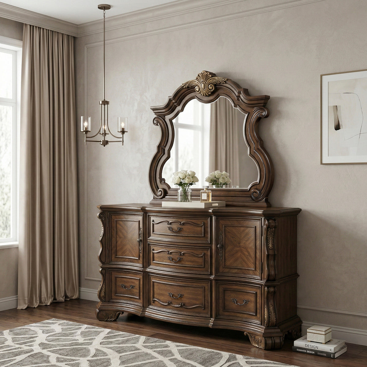 Gilmartin White Dresser - Ornate Home