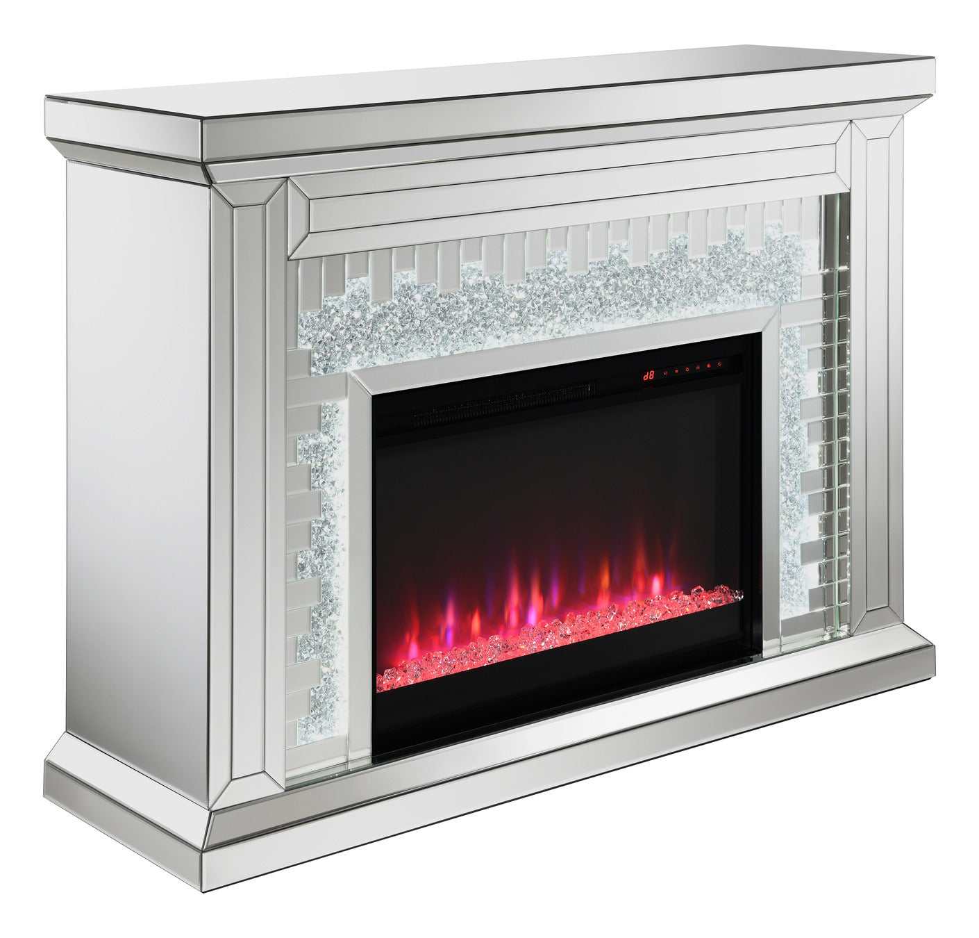 Gilmore Mirror Rectangular Freestanding Fireplace - Ornate Home