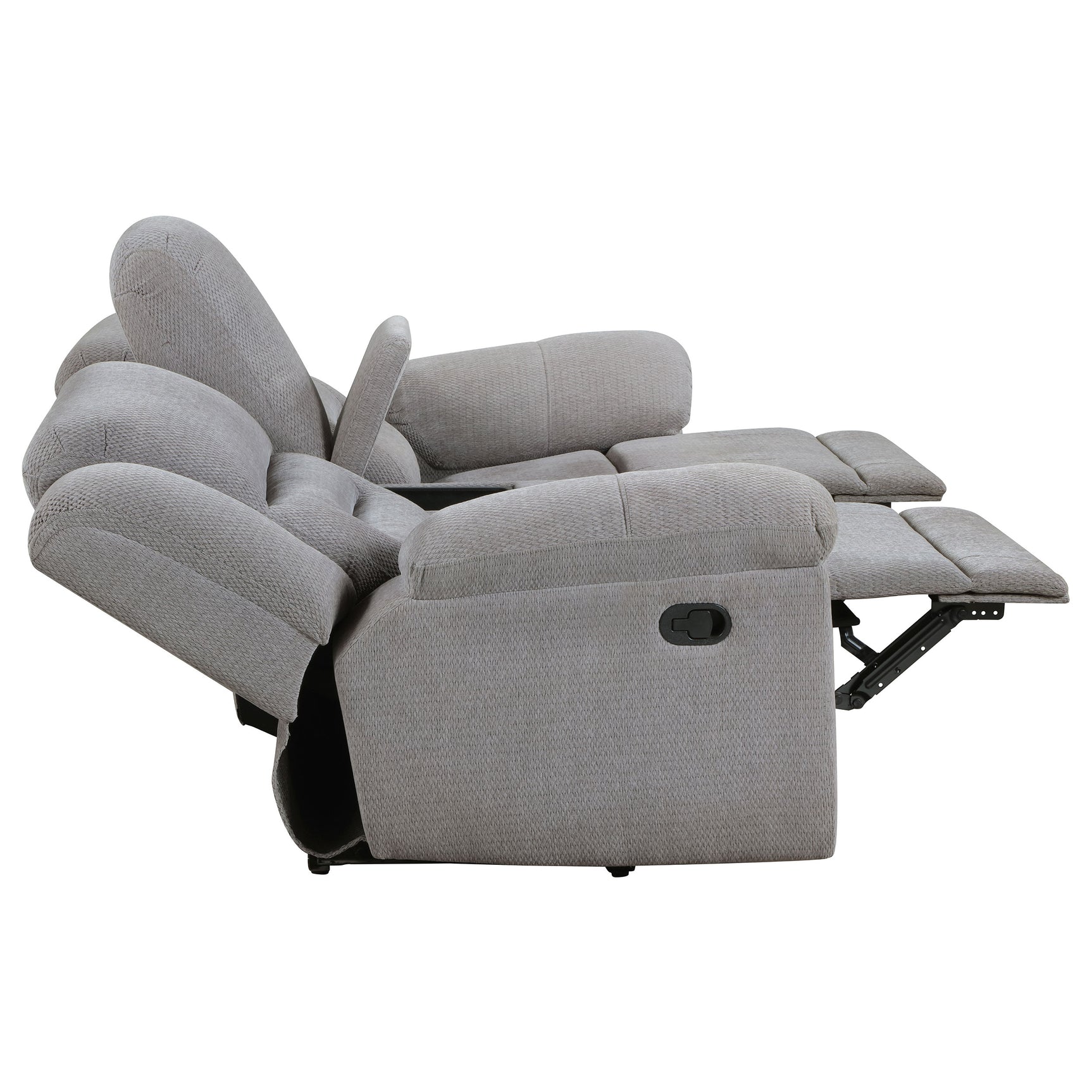 Gilson Grey Reclining Loveseat - Ornate Home