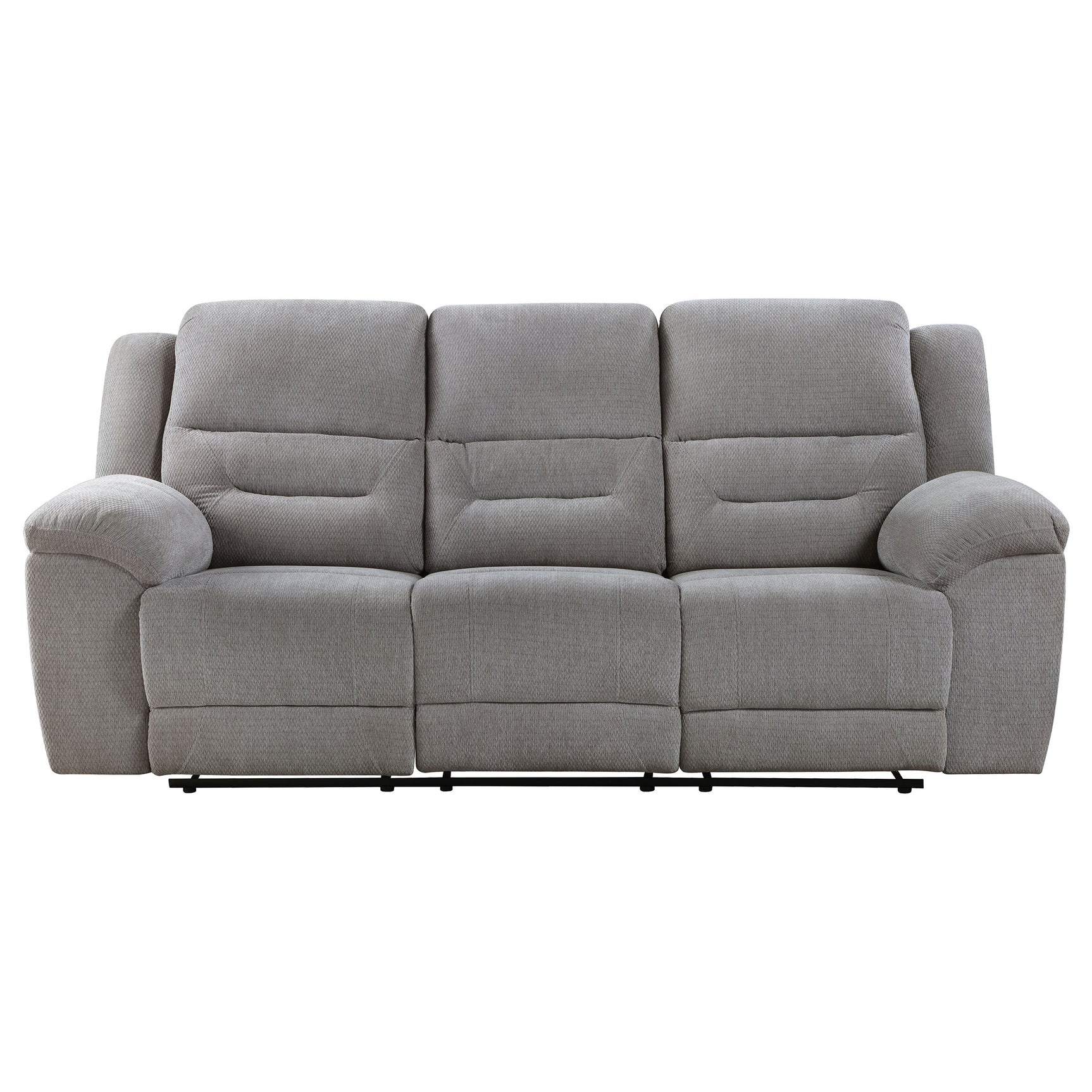Gilson Grey Reclining Sofa - Ornate Home