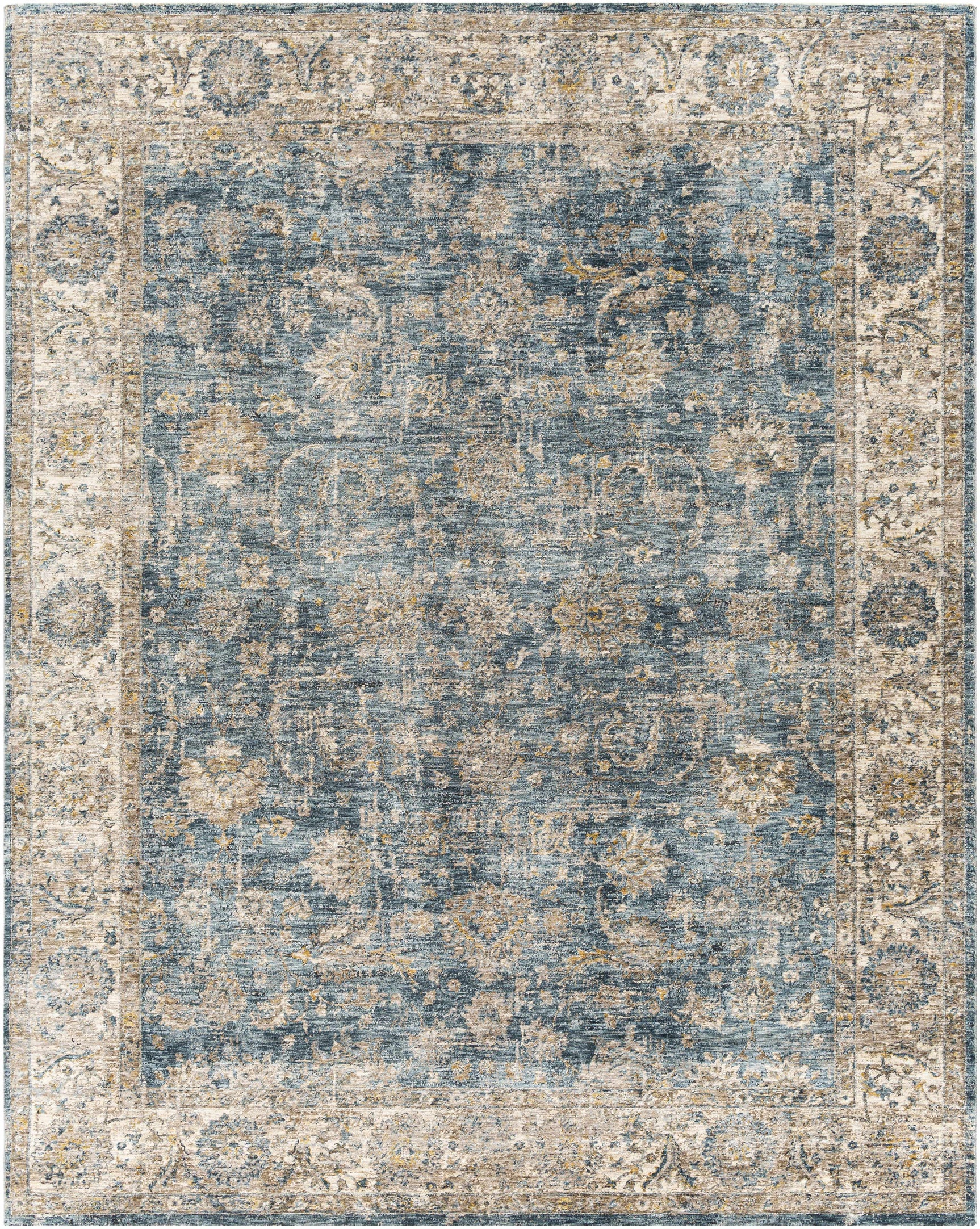 Gimli Oriental Blue Area Rug - Ornate Home