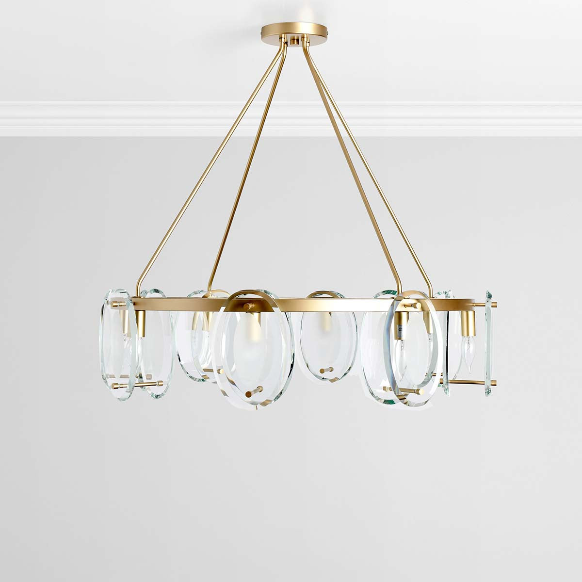 Gina Gold Chandelier - Ornate Home