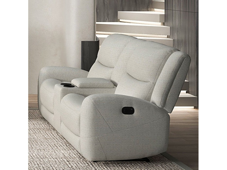 Giraldus Beige Loveseat - Ornate Home