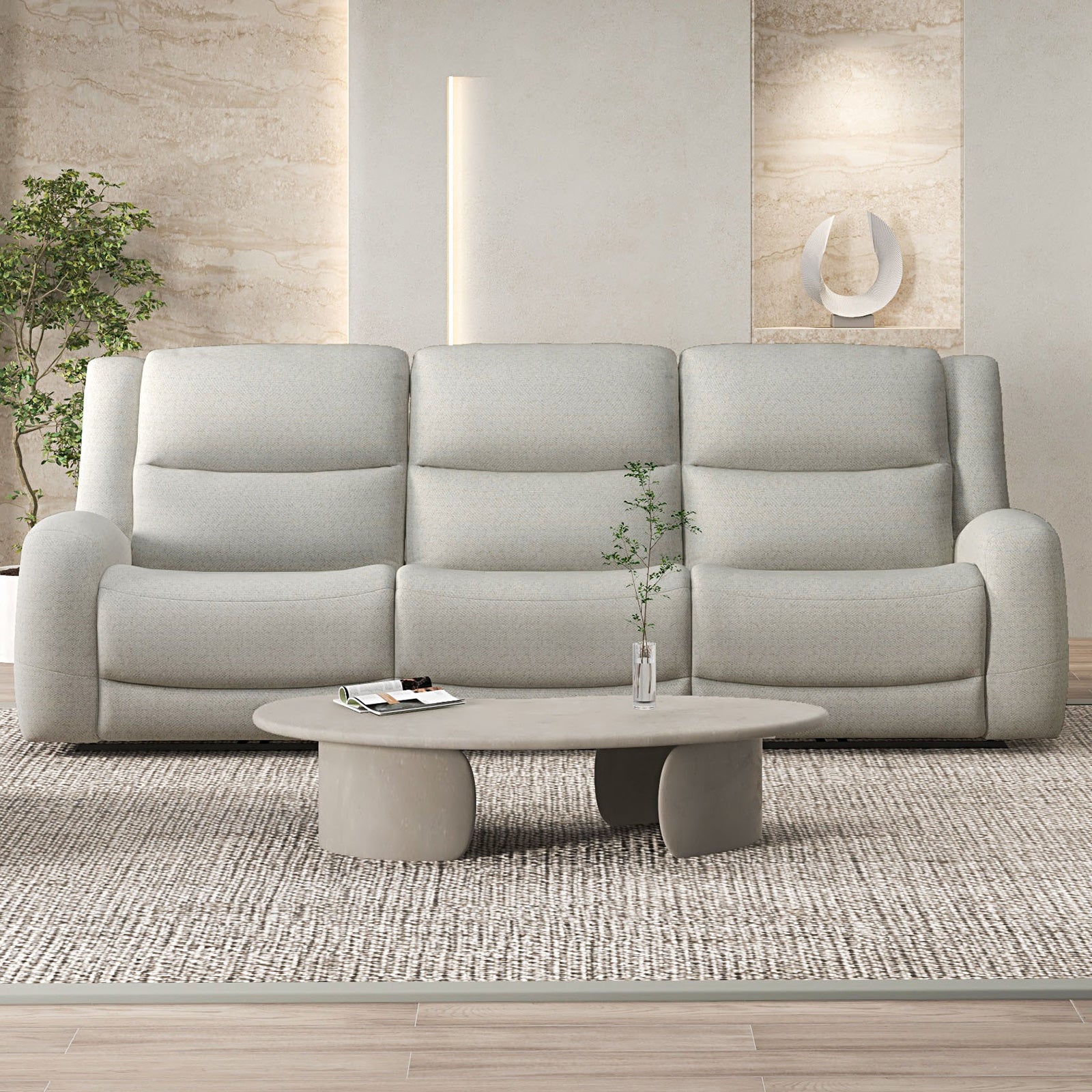 Giraldus Beige Sofa & Loveseat - Ornate Home