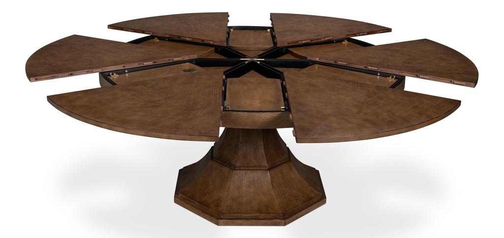 Giselle Jupe Brown Dining Table - Ornate Home