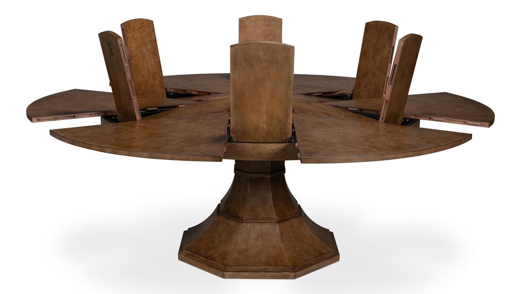 Giselle Jupe Brown Dining Table - Ornate Home