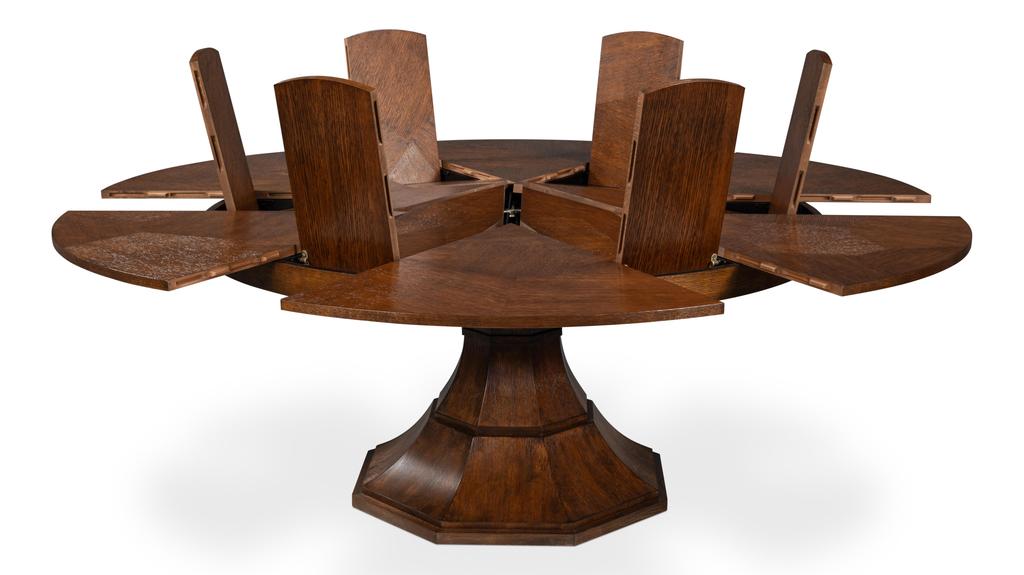 Giselle Jupe Brown Large Dining Table - Ornate Home