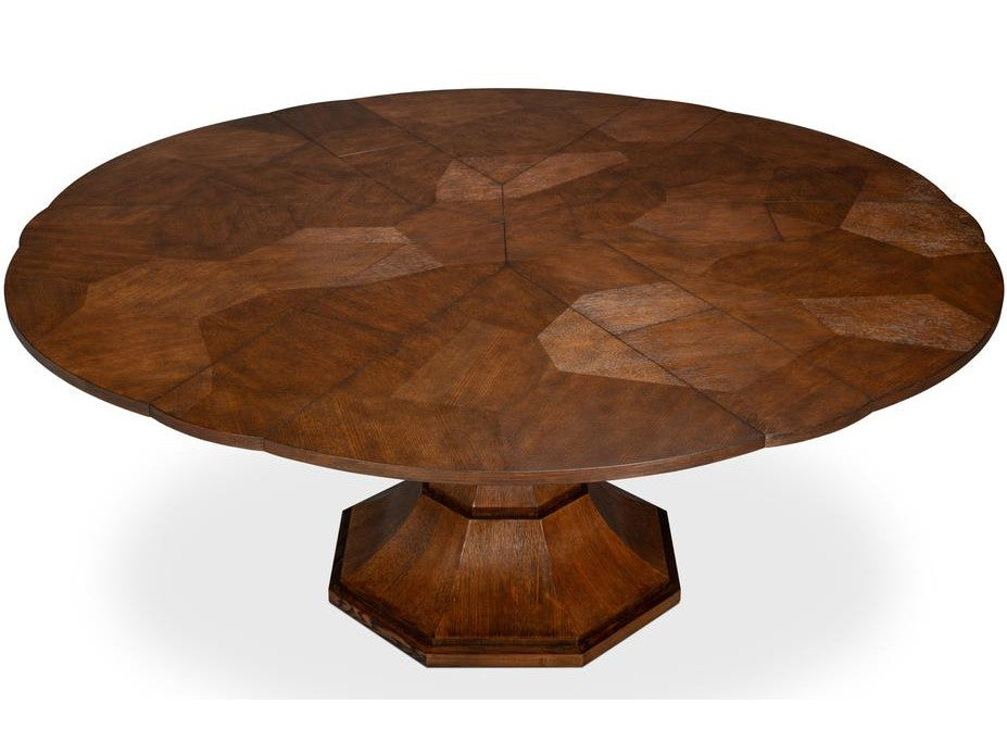 Giselle Jupe Brown Medium Dining Table - Ornate Home