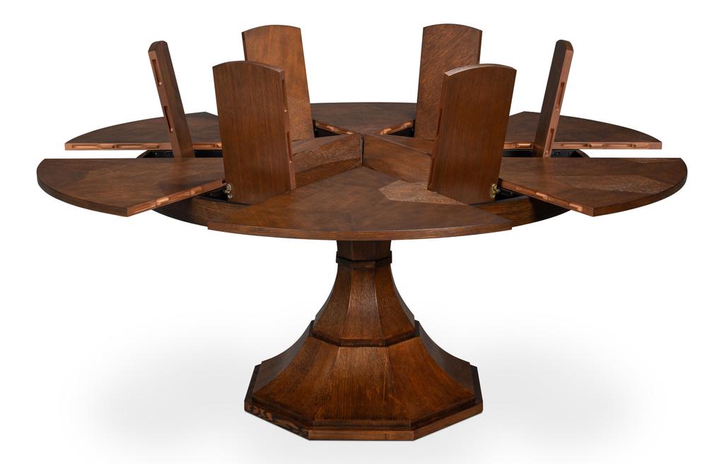 Giselle Jupe Brown Medium Dining Table - Ornate Home