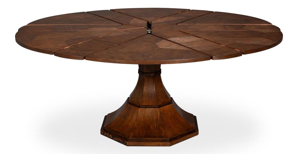 Giselle Jupe Brown Medium Dining Table - Ornate Home