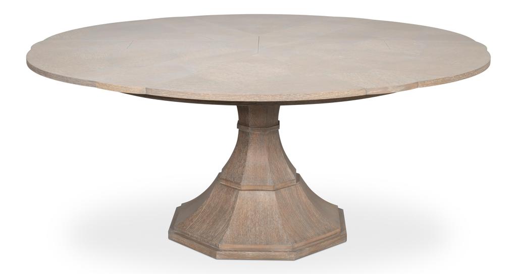 Giselle Jupe Grey Dining Table - Ornate Home