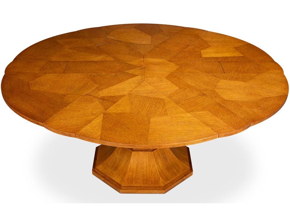 Giselle Jupe Tobacco Brown Dining Table - Ornate Home