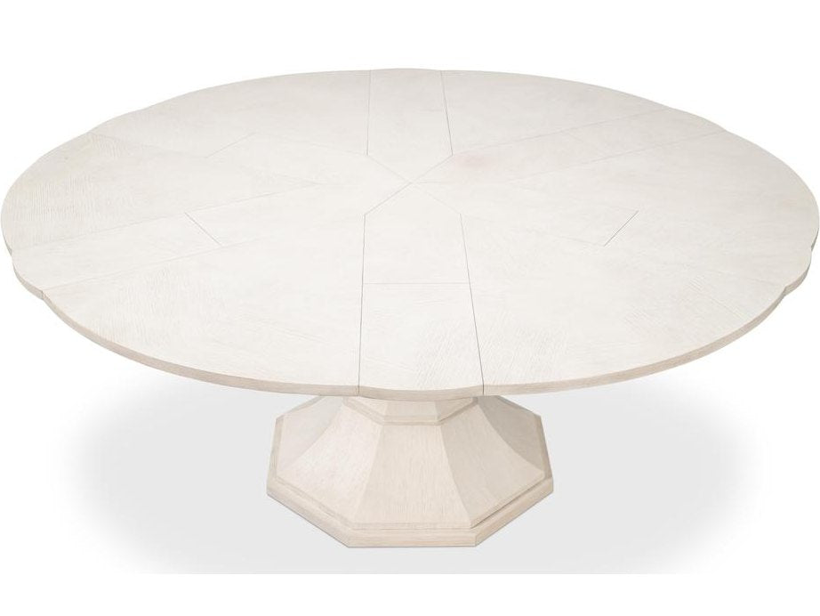 Giselle Jupe White Dining Table - Ornate Home