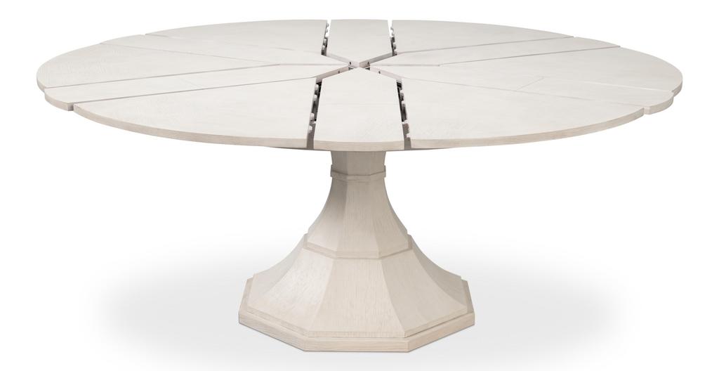 Giselle Jupe White Dining Table - Ornate Home
