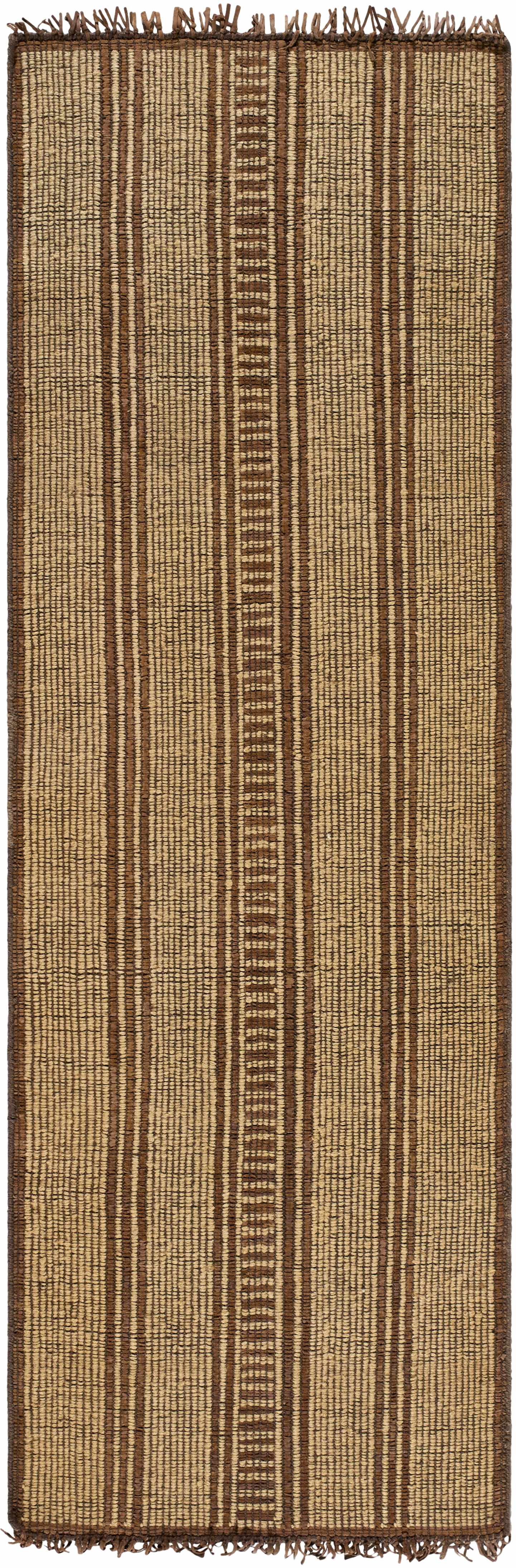 Gita Jute & Leather Rug - Ornate Home