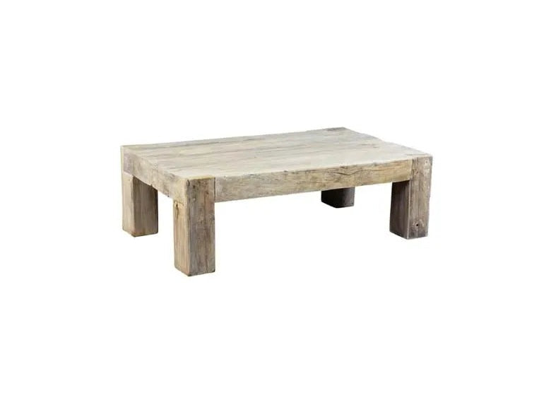 Giza Bleached White Coffee Table - Ornate Home