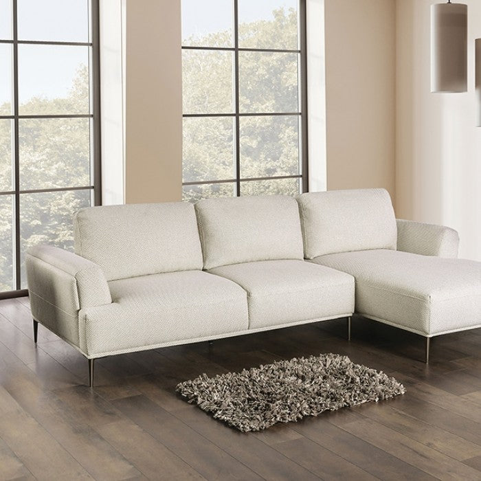 Gladbach Beige Right-Chaise Sectional - Ornate Home
