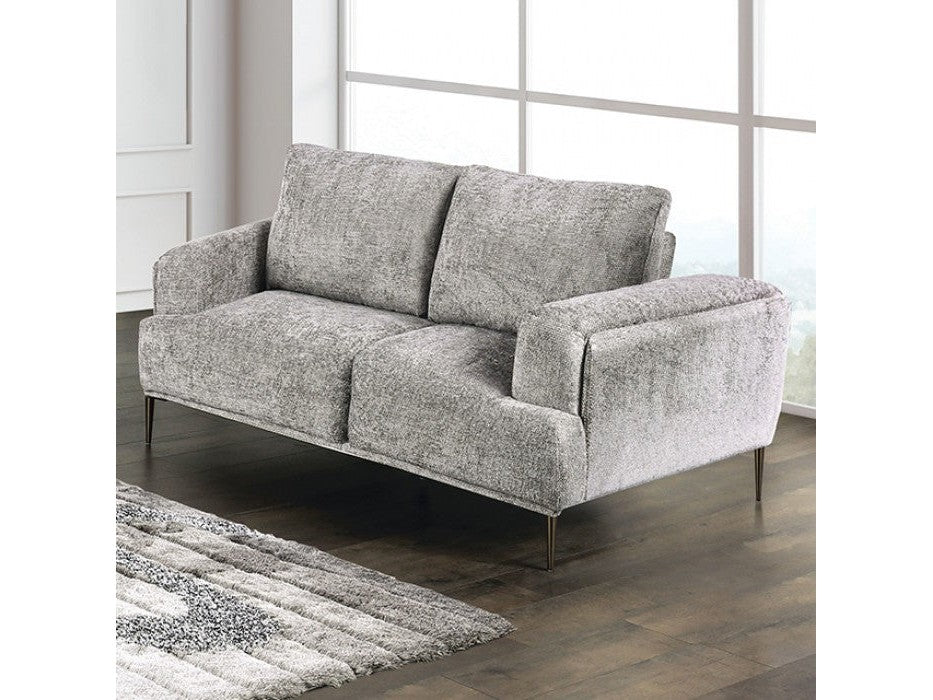 Gladbach Gray Loveseat - Ornate Home