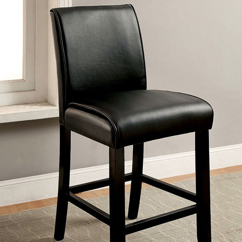 Gladstone Black Counter Height Chair (Set of 2) - Ornate Home